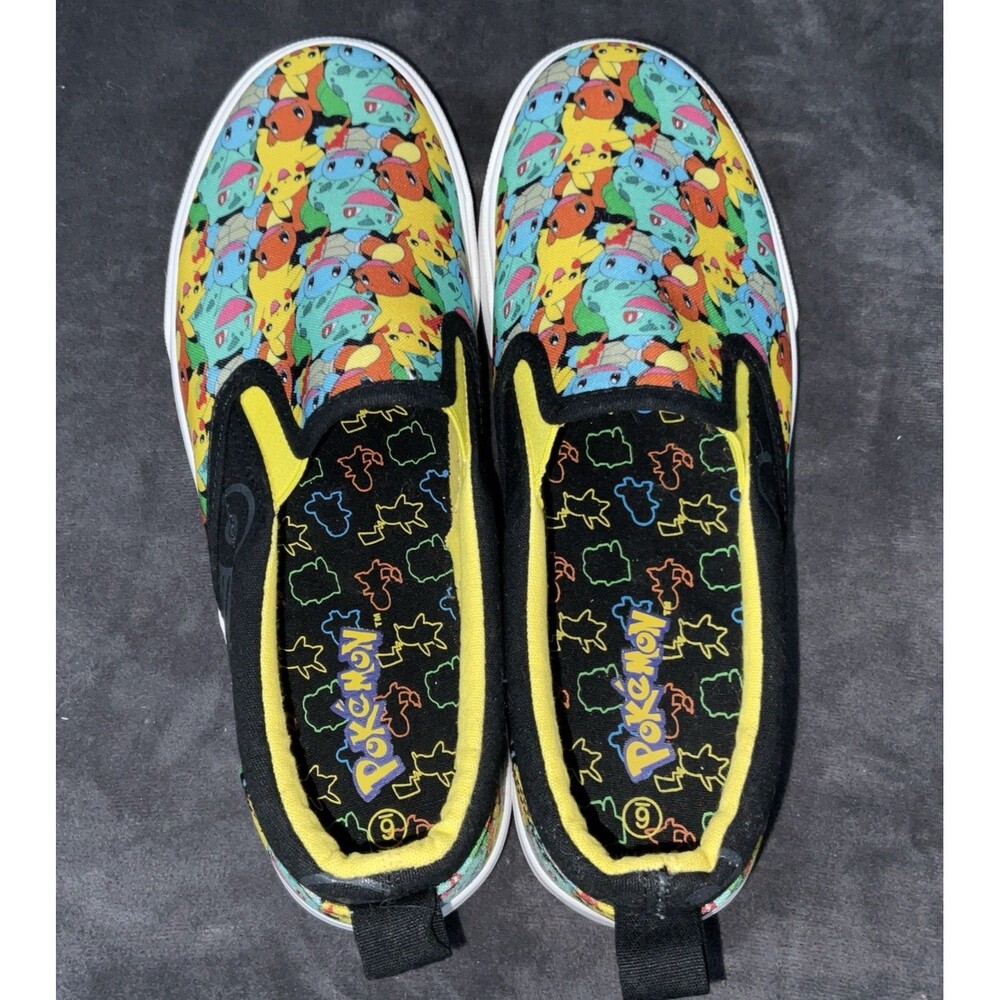 Pokémon Boys Pikachu Slip-On Sneakers Size 6 - Picture 7 of 11
